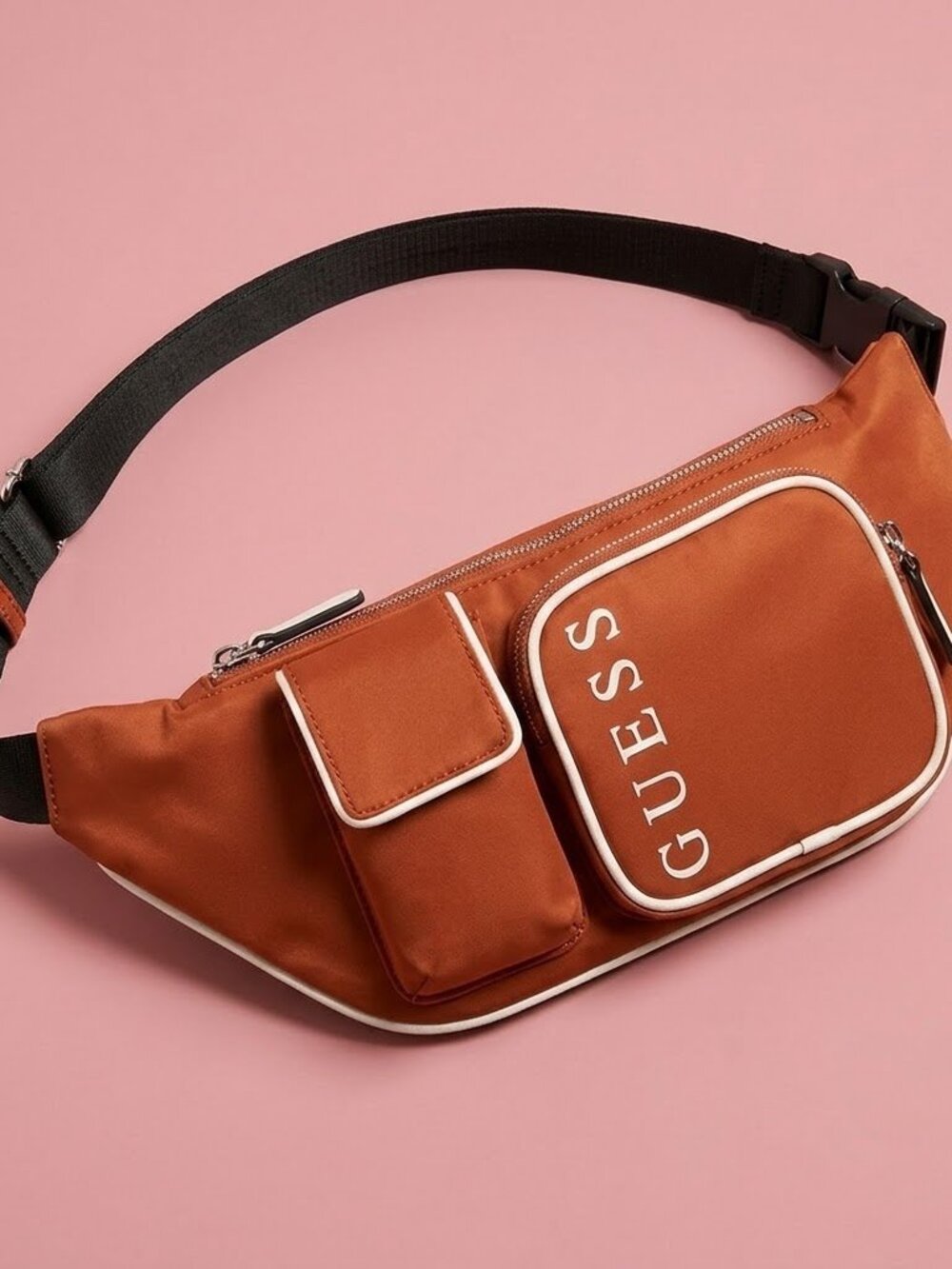 [FREE WITH PURCHASE] NWT GUESS Rust Orange Belt Bag
